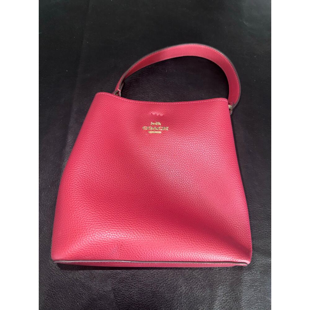 Coach Red Small Town Bucket Bag EUC
